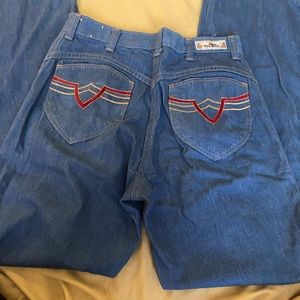 Vintage 70s denim bellbottoms